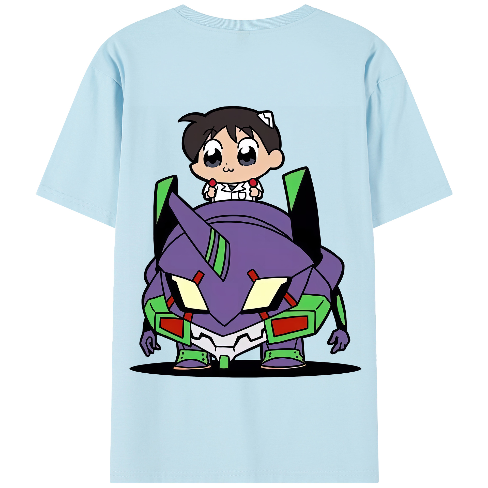 （画像用） EVA 新世紀エヴァンゲリオン 綿100％半袖Tシャツ（背面プリント）